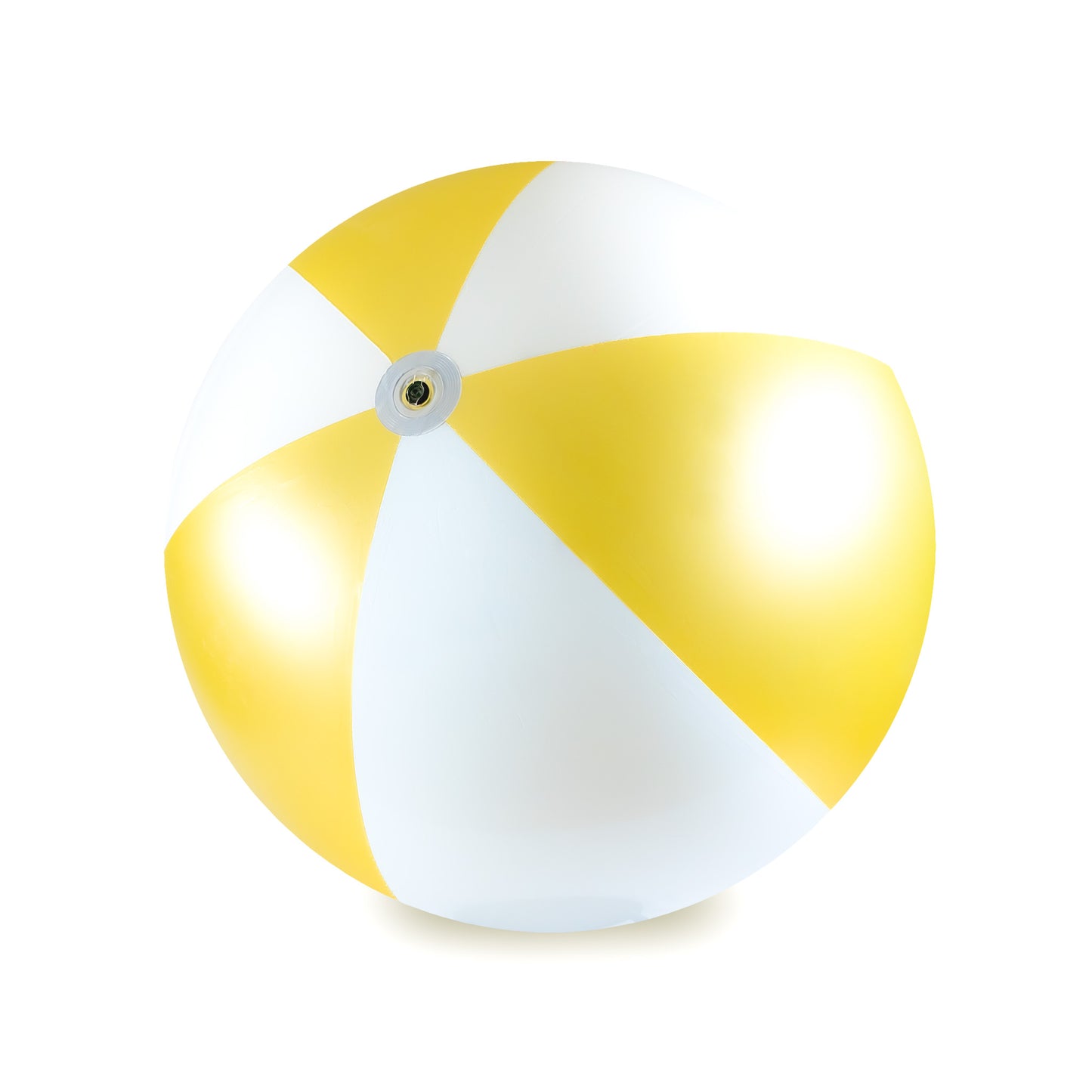 Premium Crowd Balls - 120 cm - Yellow / White